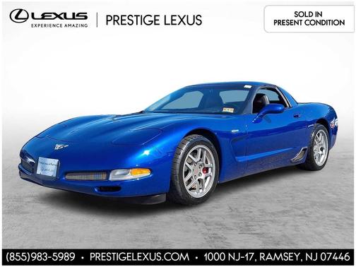 Electron Blue Metallic 2003 Chevrolet Corvette Z06