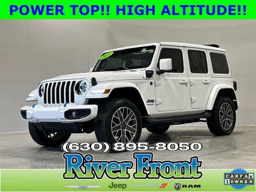 Bright White Clearcoat 2022 Jeep Wrangler Unlimited 4xe Sahara High Altitude