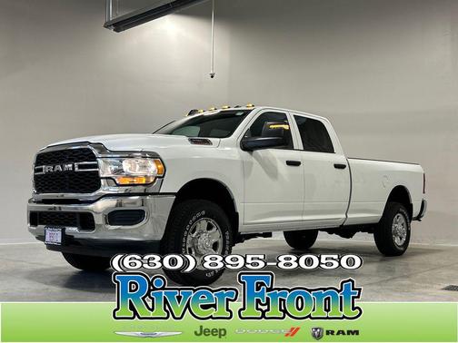 Bright White Clearcoat 2024 RAM 2500 Tradesman Crew Cab 4x4 8' Box