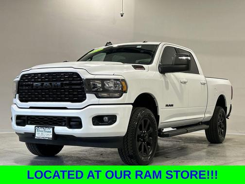Bright White Clearcoat 2024 RAM 2500 Big Horn Crew Cab 4x4 6'4' Box