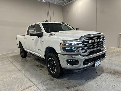Bright White Clearcoat 2025 RAM 2500 Laramie Crew Cab 4x4 6'4' Box
