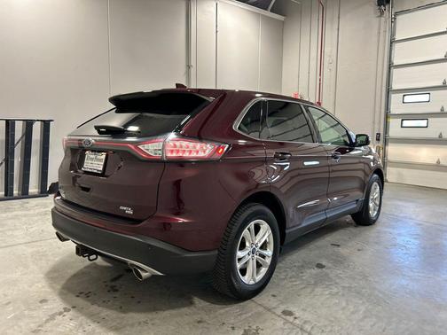 Burgundy 2017 Ford Edge SEL