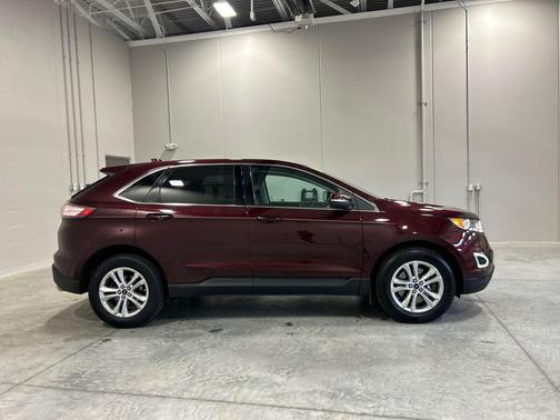 Burgundy 2017 Ford Edge SEL