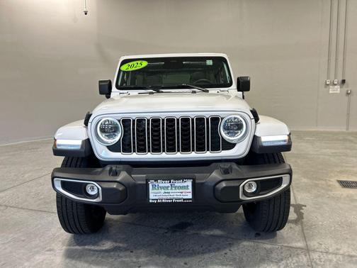 Bright White Clearcoat 2025 Jeep Wrangler 4xe Sahara