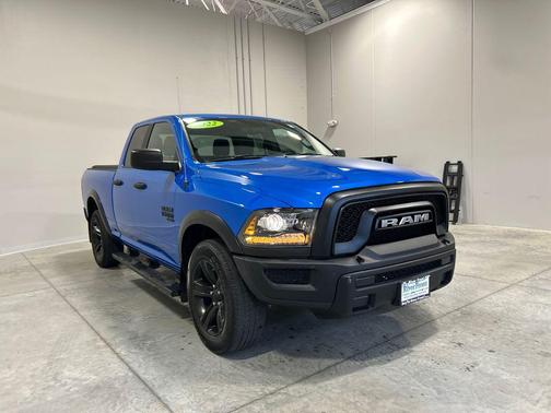 Hydro Blue Pearlcoat 2022 RAM 1500 Classic Warlock Quad Cab 4x4 6'4' Box