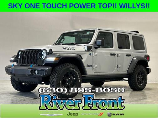 Silver Zynith Clearcoat 2023 Jeep Wrangler 4xe Willys
