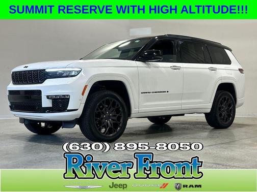 Bright White Clearcoat 2023 Jeep Grand Cherokee L Summit Reserve
