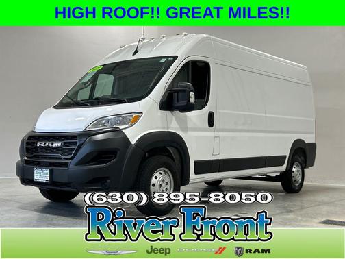 Bright White Clearcoat 2023 RAM ProMaster 2500 High Roof