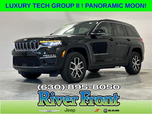 Diamond Black Crystal Pearlcoat 2024 Jeep Grand Cherokee Limited