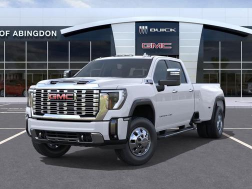 Glacier White Tricoat 2026 GMC Sierra 3500 Denali