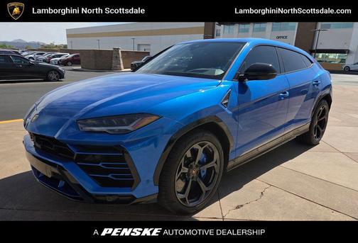 Blu Eleos Metallic 2020 Lamborghini Urus Base