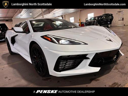 Arctic White 2026 Chevrolet Corvette Stingray w/1LT