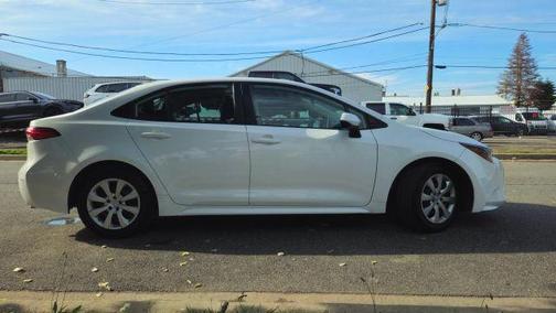White 2021 Toyota Corolla LE