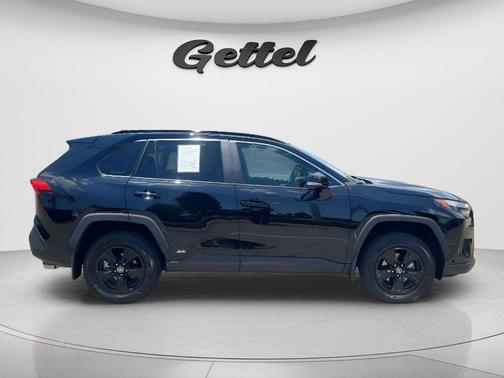 Midnight Black Metallic 2025 Toyota RAV4 Hybrid XLE
