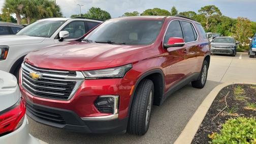 Radiant Red Tintcoat 2023 Chevrolet Traverse LT Leather