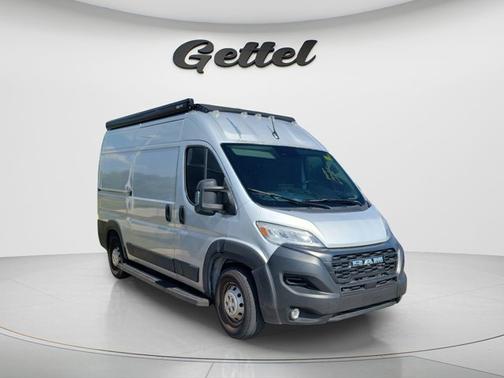 Bright Silver Metallic Clearcoat 2023 RAM ProMaster 1500 High Roof