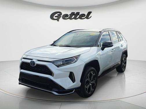 Blizzard Pearl w/Midnight Black Roof 2021 Toyota RAV4 Prime XSE