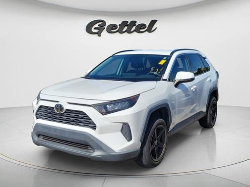 Super White 2019 Toyota RAV4 LE