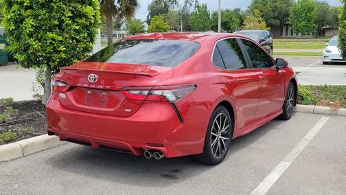 Supersonic Red 2021 Toyota Camry SE