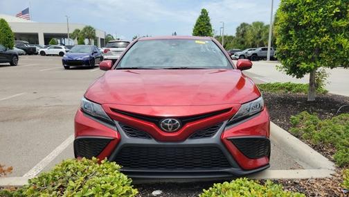 Supersonic Red 2021 Toyota Camry SE