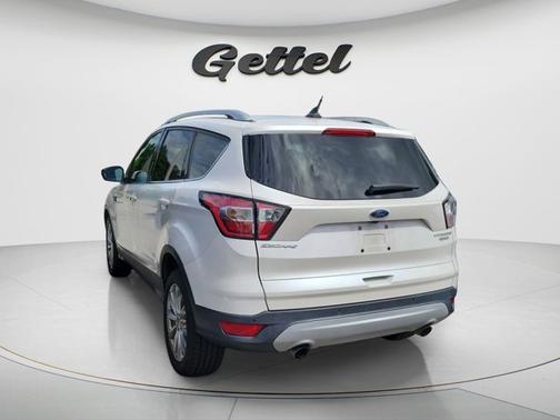 White Platinum Metallic Tri-Coat 2018 Ford Escape Titanium