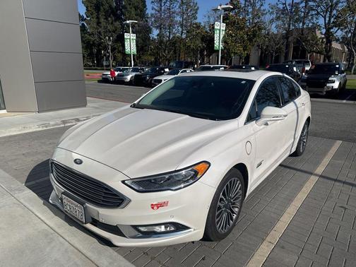 White Platinum 2017 Ford Fusion Energi SE Luxury