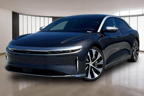 Silver / Black 2023 Lucid Air Grand Touring
