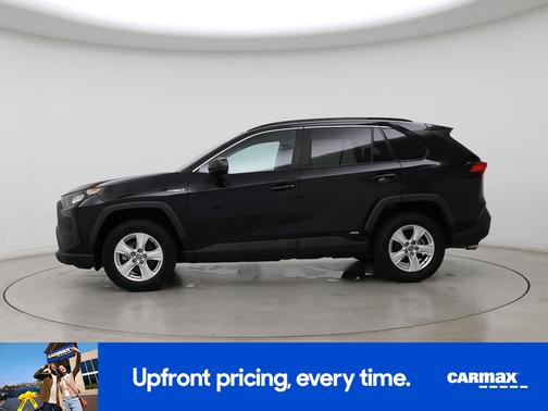 Black 2021 Toyota RAV4 Hybrid LE