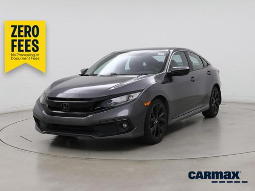 Gray 2019 Honda Civic Sport