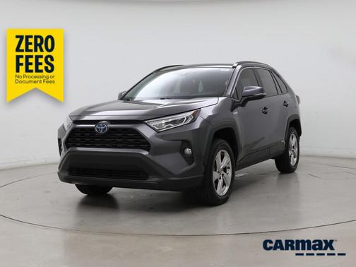 Gray 2021 Toyota RAV4 Hybrid XLE Premium