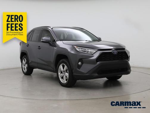 Gray 2021 Toyota RAV4 Hybrid XLE Premium