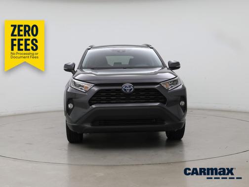Gray 2021 Toyota RAV4 Hybrid XLE Premium