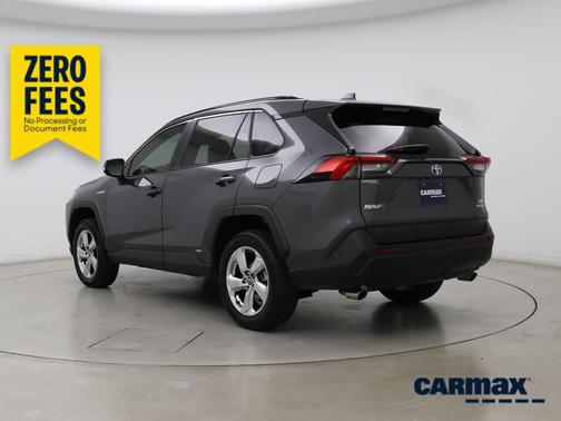 Gray 2021 Toyota RAV4 Hybrid XLE Premium