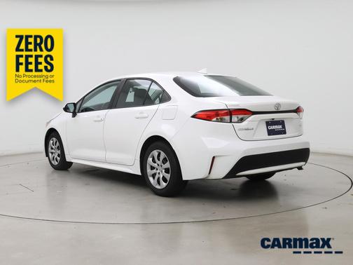 White 2022 Toyota Corolla LE