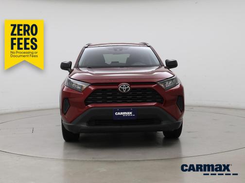 Red 2020 Toyota RAV4 LE