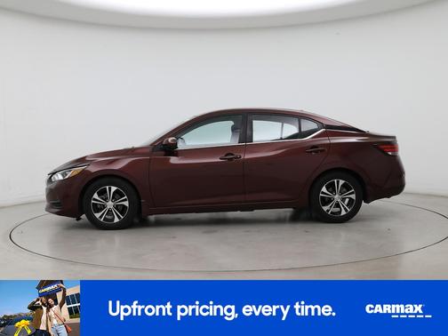 Burgundy 2021 Nissan Sentra SV