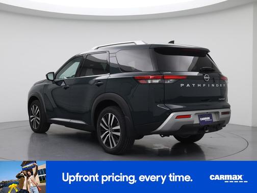 Green 2025 Nissan Pathfinder Platinum
