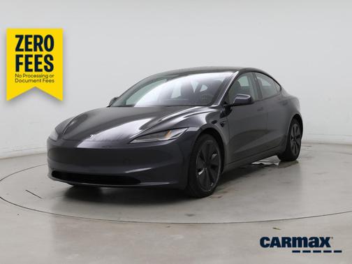 Gray 2025 Tesla Model 3 Long Range