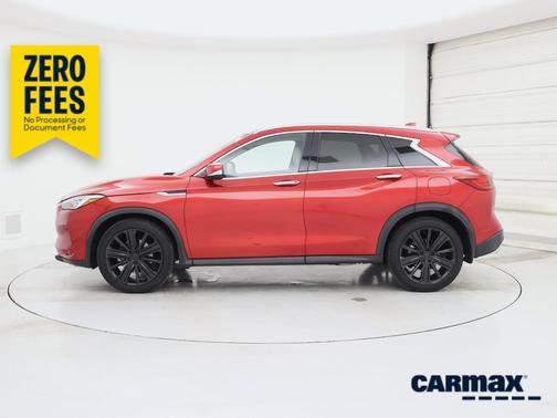 Red 2022 INFINITI QX50 Sensory