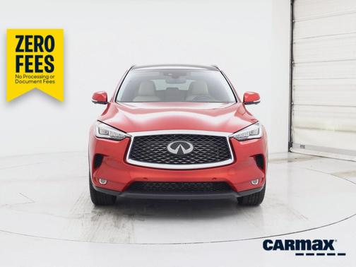 Red 2022 INFINITI QX50 Sensory