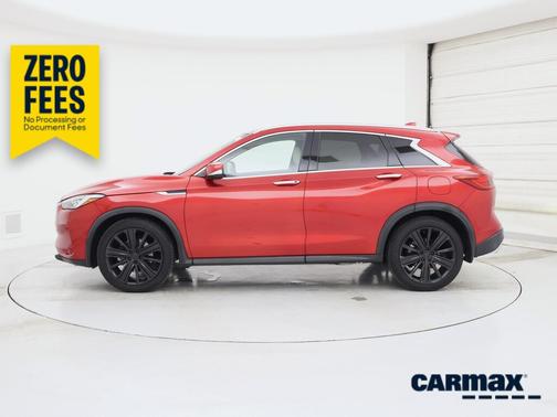 Red 2022 INFINITI QX50 Sensory