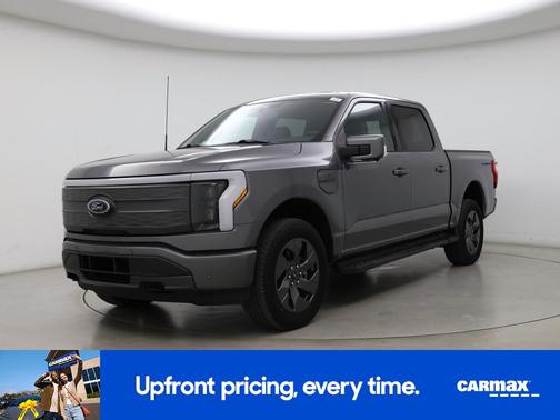 Gray 2023 Ford F-150 Lightning Lariat