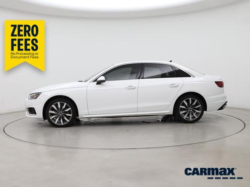 White 2021 Audi A4 Premium Plus