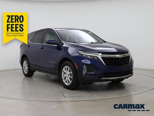 Blue 2022 Chevrolet Equinox LT