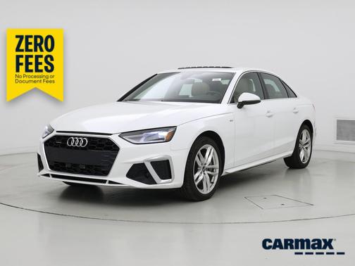 White 2020 Audi A4 Premium