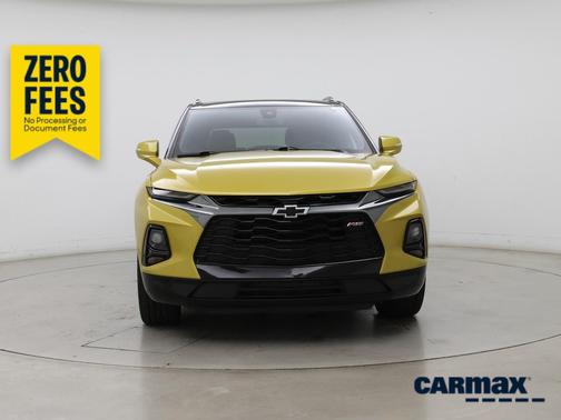 Yellow 2022 Chevrolet Blazer RS