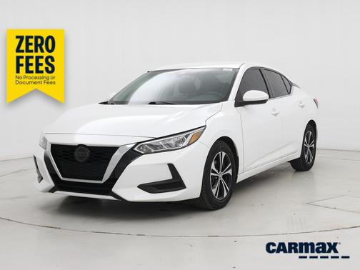 White 2022 Nissan Sentra SV