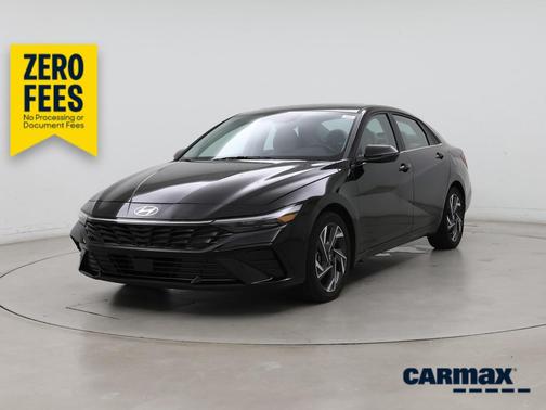 Black 2025 Hyundai ELANTRA HEV Limited