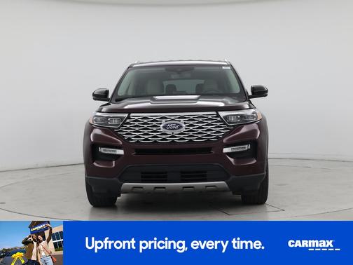 Burgundy 2022 Ford Explorer Platinum