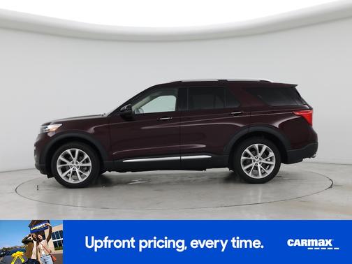 Burgundy 2022 Ford Explorer Platinum